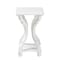 Baxton Studio End Table, 22 W, 15 L, 24 H, MDF, FIrwood, White 222-12595-ZORO - alternate 5